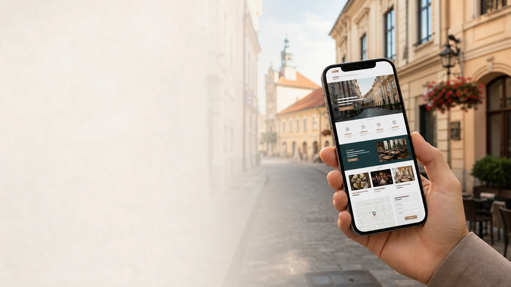 Mobilni prikaz web stranice za posao u Varaždinu